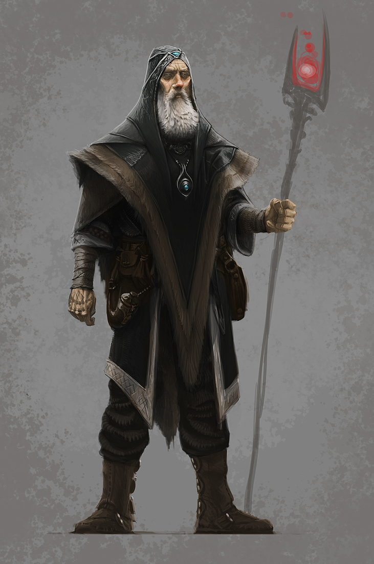 Art of Ray Lederer TESVSkyrim Mages Pt. 2
